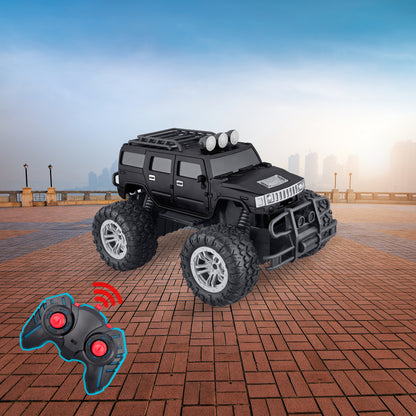 JEEP All-Terrain 4WD Monster Remote Control Car (BLACK AND MAROON COLOUR)