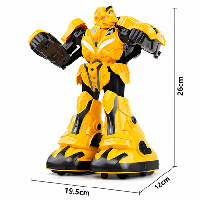 Interactive RC Robot Set for Kids – Battle Robots with Controllers, Lights & Sounds, Educational Toy - [ Multi Color ]
