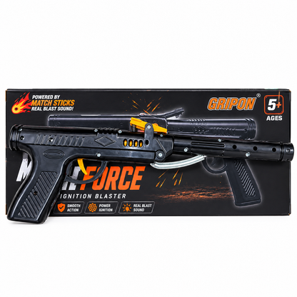 Toy Matchstick Shotgun for Kids | Realistic Design Toy Gun with Trigger & Break-Action GM-01