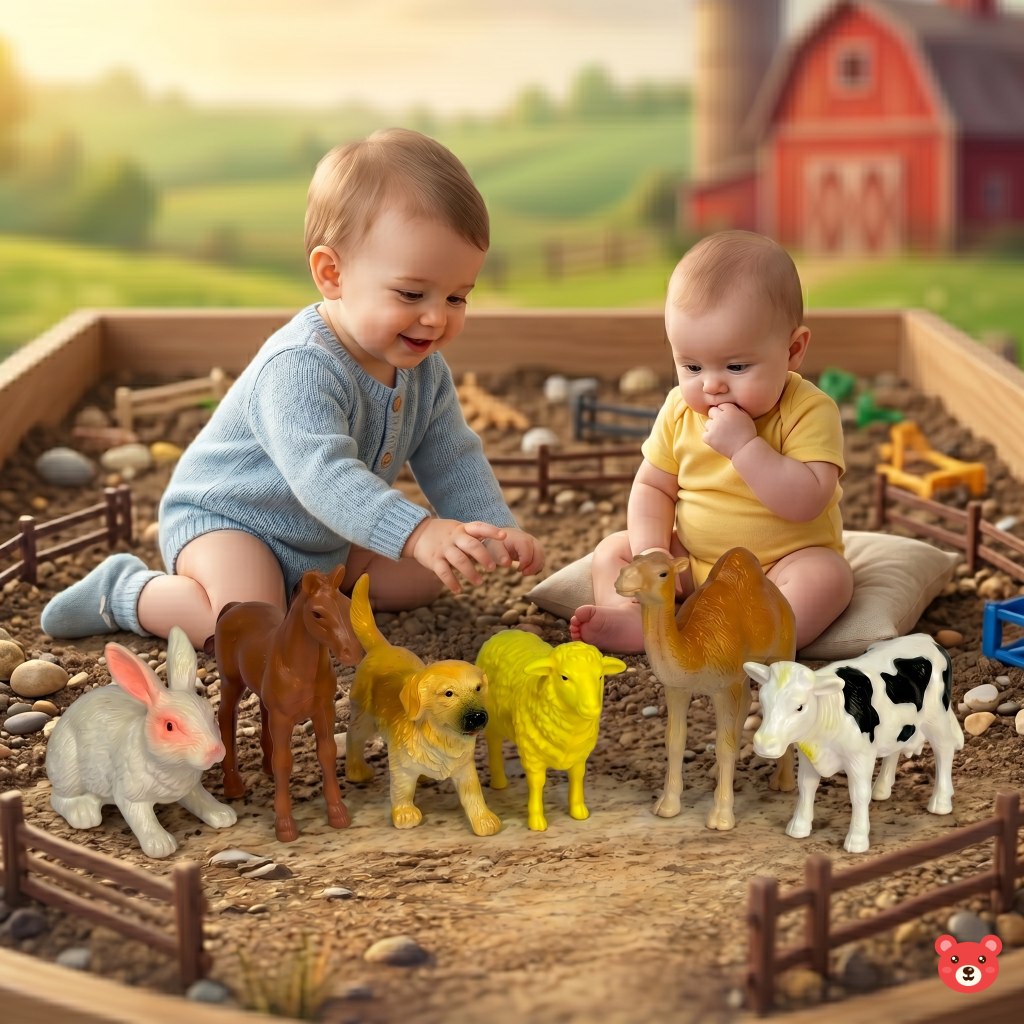 Premium 6-Piece Animal Toy Figure Set – Safe, Durable & Educational Play Set for Toddlers