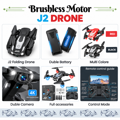 J2 Mini Drone with Remote Control | Flying Toy for Kids | Rechargeable RC Drone