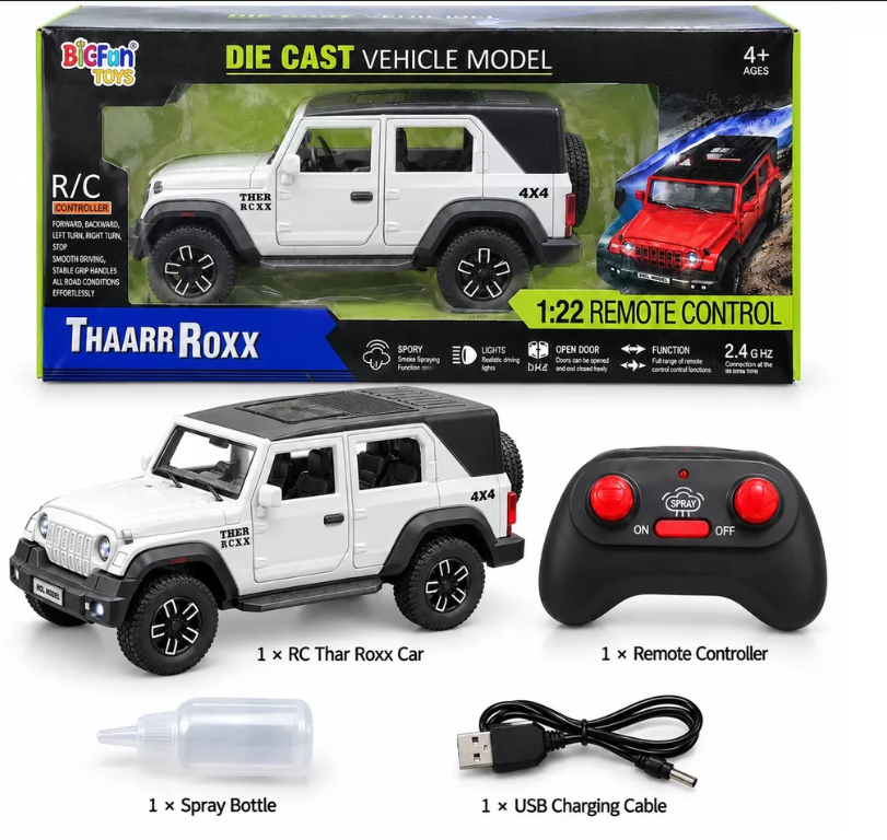 RC Thar Roxx 1:22 Die-Cast Metal Remote Control Car