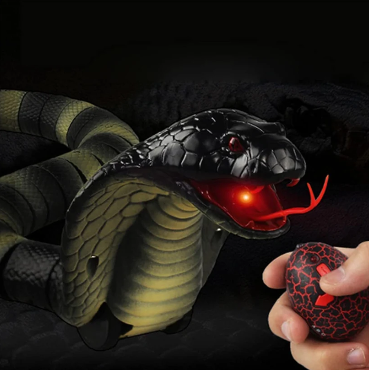 Remote Control Realistic Cobra Snake Toy – Electric RC Snake with Remote Control for Kids
