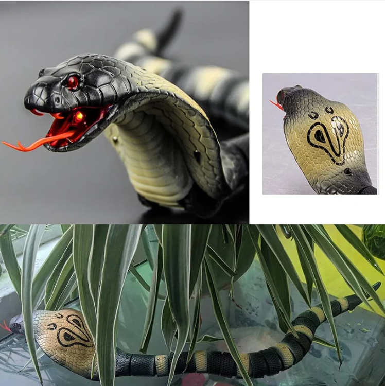 Remote Control Realistic Cobra Snake Toy – Electric RC Snake with Remote Control for Kids