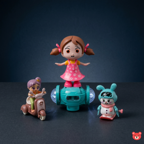 Cute Mini Fun Ride Toy Combo Pack for Kids