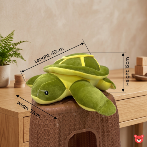 Cute Soft Sea Turtle Plush Toy Hugging Cushion for Kids 40CM