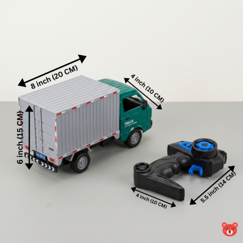 RC Stunt Cargo Truck with Real Smoke Spray | Remote controller