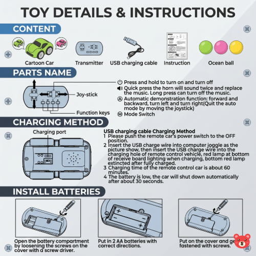Magic Induction Smart RC Car – 3-in-1 Line Tracking, Follow & Escape Modes with Remote Control