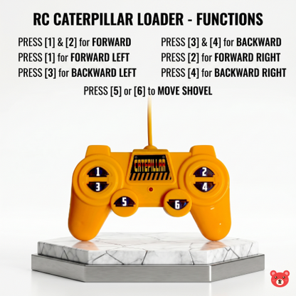 Heavy-Duty RC JCB Excavator: JCB6-Channel Remote Control Construction Toy