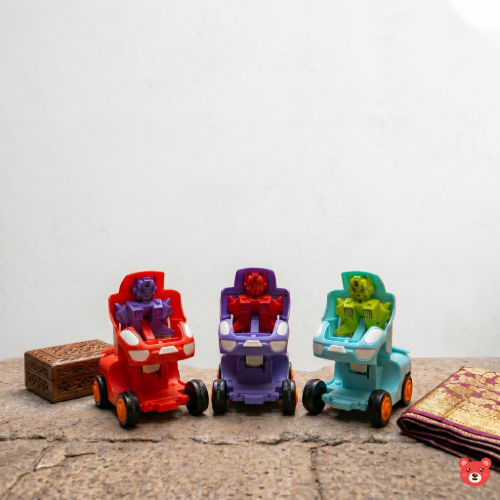 2-in-1 Transforming Robot Car Toy – Transform Action Vehicle for Kids PACK OF 1