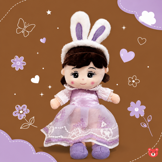Teddy Cute Rabbit Ears Princess Plush Doll (45CM,60CM AND 70CM)