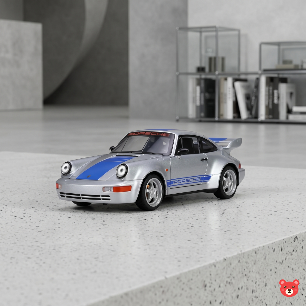 1:24 Scale Die-Cast Porsche 911 Turbo Collectible Toy Car