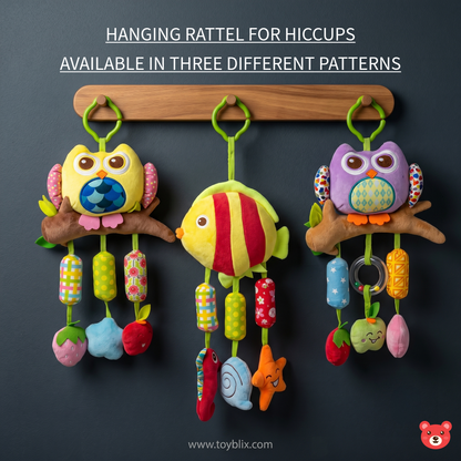 Soft Plush Hanging Rattle Toys for Babies (Pack Of 1)