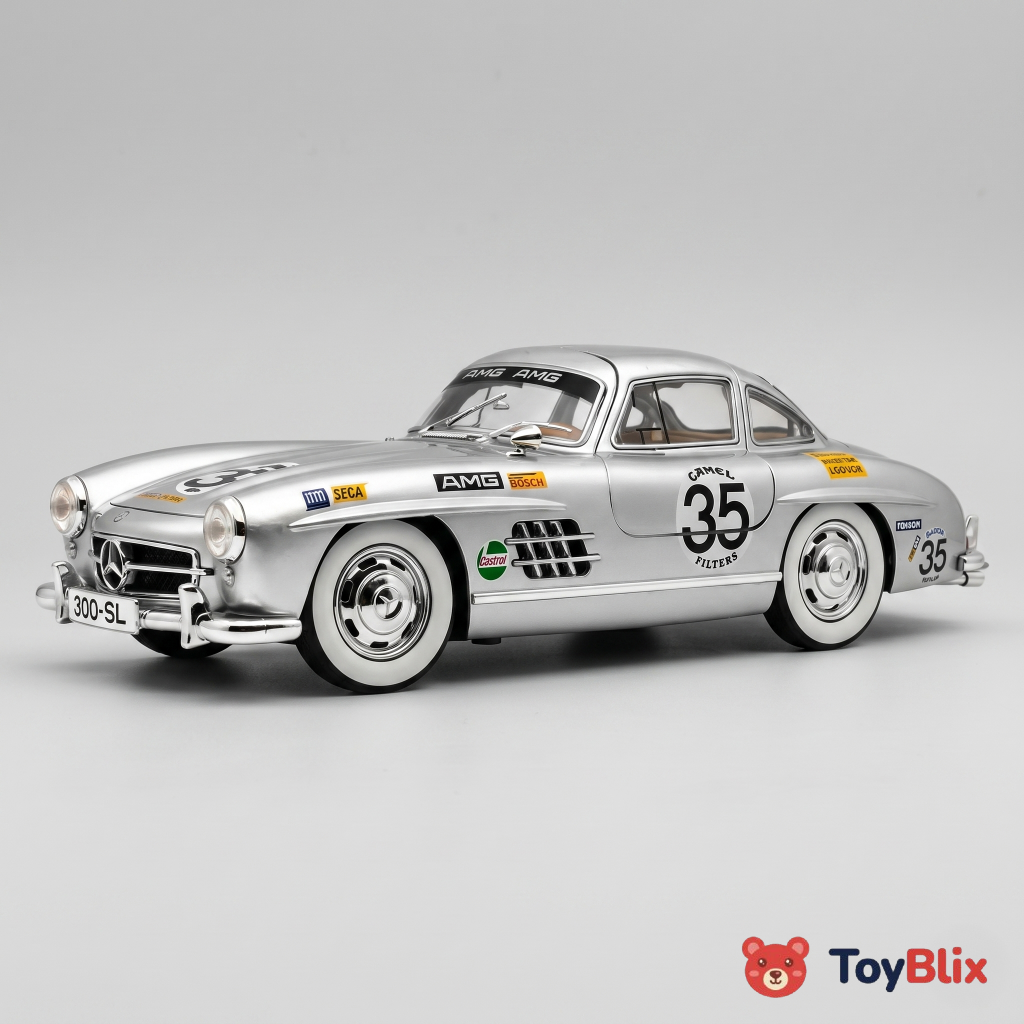 Mercedes AMG-300SL Vintage 1:24 Scale Die-Cast Racing Car