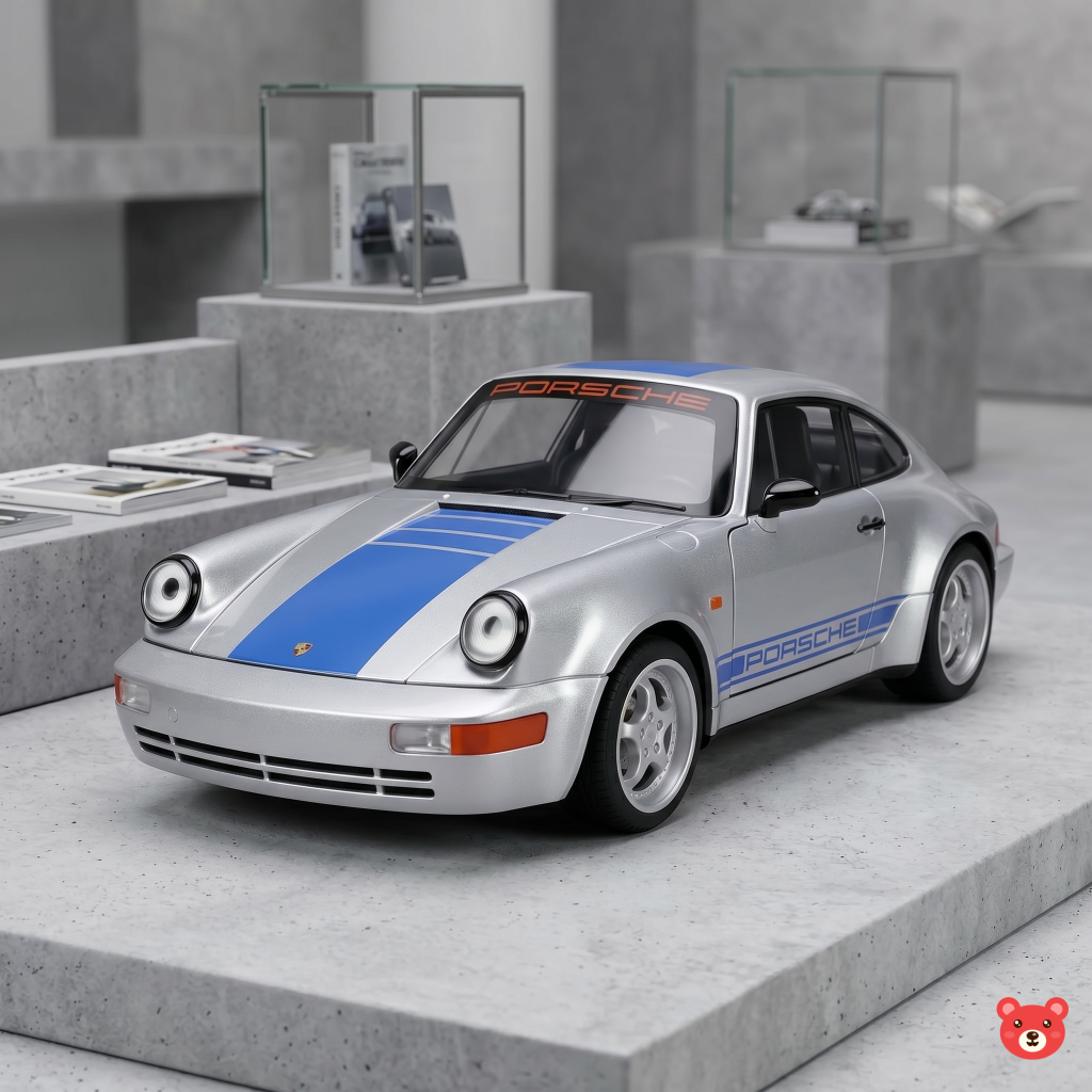 1:24 Scale Die-Cast Porsche 911 Turbo Collectible Toy Car