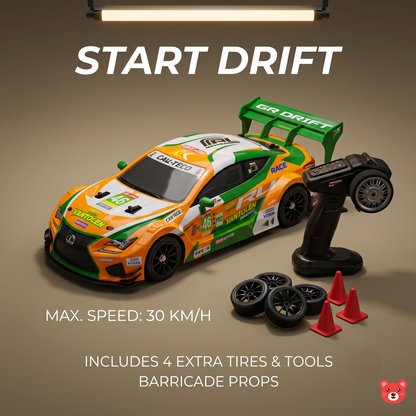 High-Speed Drift RC Off-Road Stunt Car
