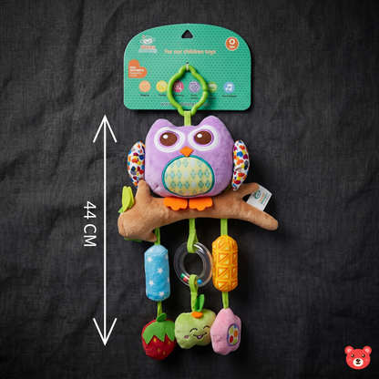 Soft Plush Hanging Rattle Toys for Babies (Pack Of 1)