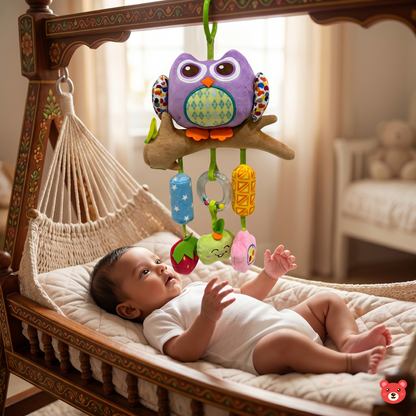 Soft Plush Hanging Rattle Toys for Babies (Pack Of 1)