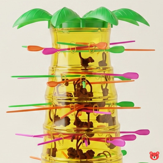 Monkey Tumble Tower Board Game – Interactive Family Strategy Game
