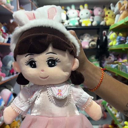 Teddy Cute Rabbit Ears Princess Plush Doll (45CM,60CM AND 70CM)
