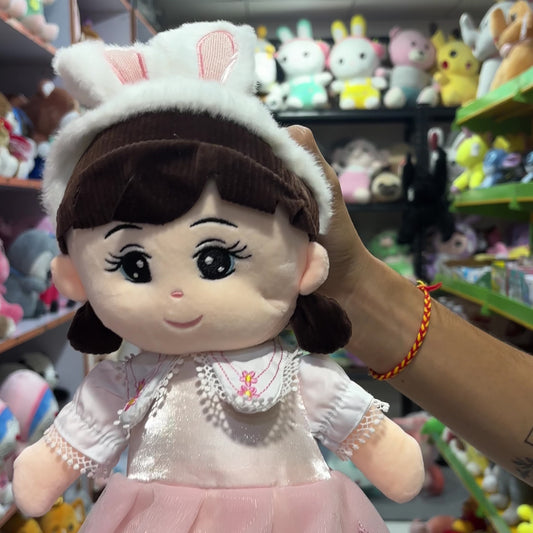 Teddy Cute Rabbit Ears Princess Plush Doll (45CM,60CM AND 70CM)