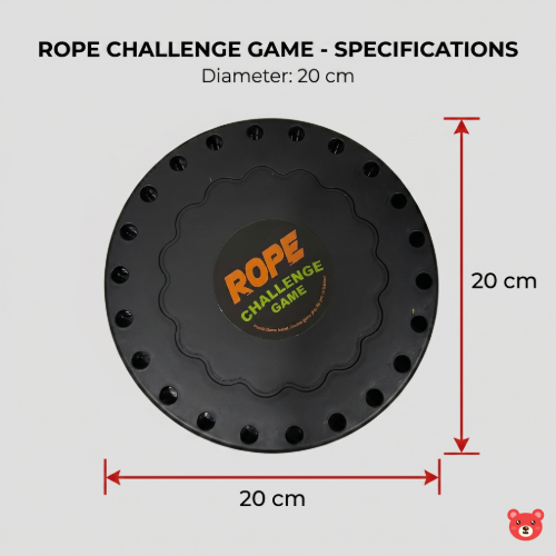 Rope Challenge Brain Teaser Board Game – Interactive Stem Geometry Puzzle