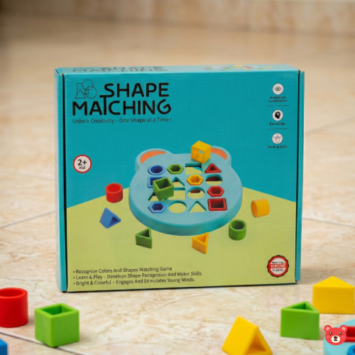 Educational Shape Matching Board Game – Interactive Color Sorting Puzzle